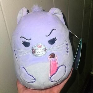 NWT Yzma Disney Squishmallow Purple Cat 6.5" Stuffed Animal